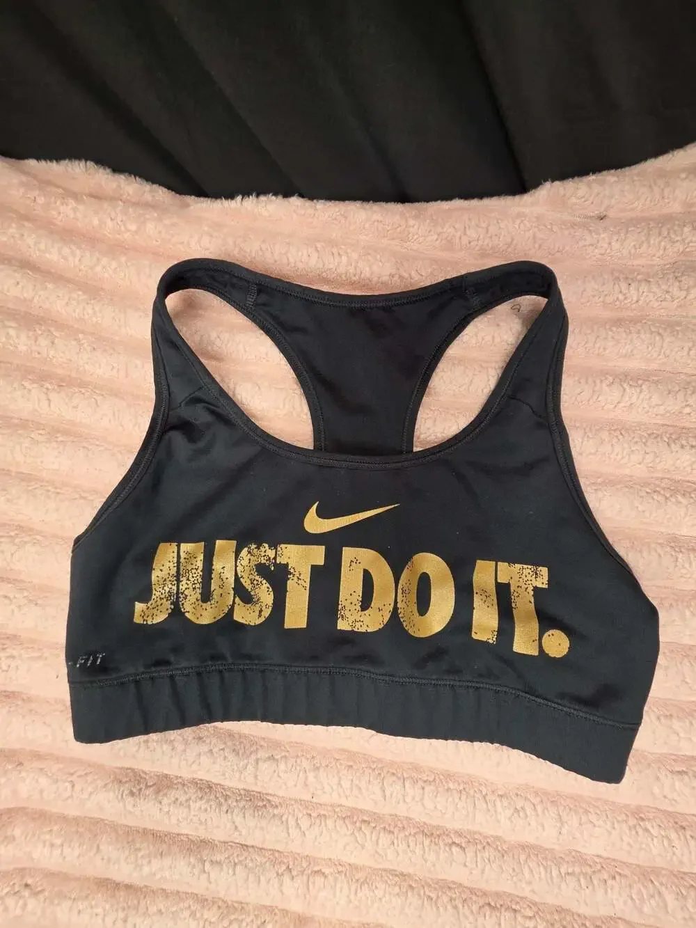 Nike Women's Metallic Black and gold Sports